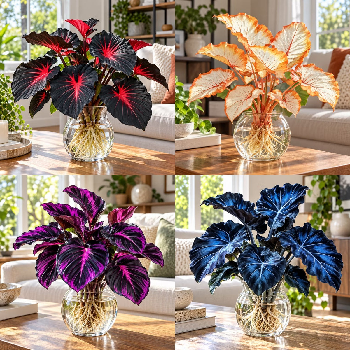 🔥Last Day 48% OFF 🍃 Rare Hydroponic Color Foliage Bulbs🤗Vibrant Indoor Decor