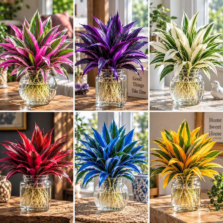 🤗🌿 Rare Colorful Water Plant Bulbs – No Soil Needed, Easy to Grow🌱❤️