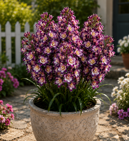 🌺 Royal Mosaic Tuberose Bulbs 💥 Rare Multi-Color Blooms & Sweet Fragrance