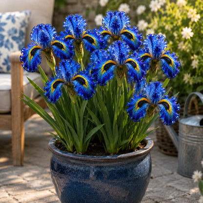 🌸Rare Tropical Fish Iris Bulb Series – #5 Blue Tang