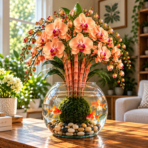 🌸 Rare Hydroponic Phalaenopsis Orchid Bulbs –🦋 Elegant Blooms Grown Beautifully in Water
