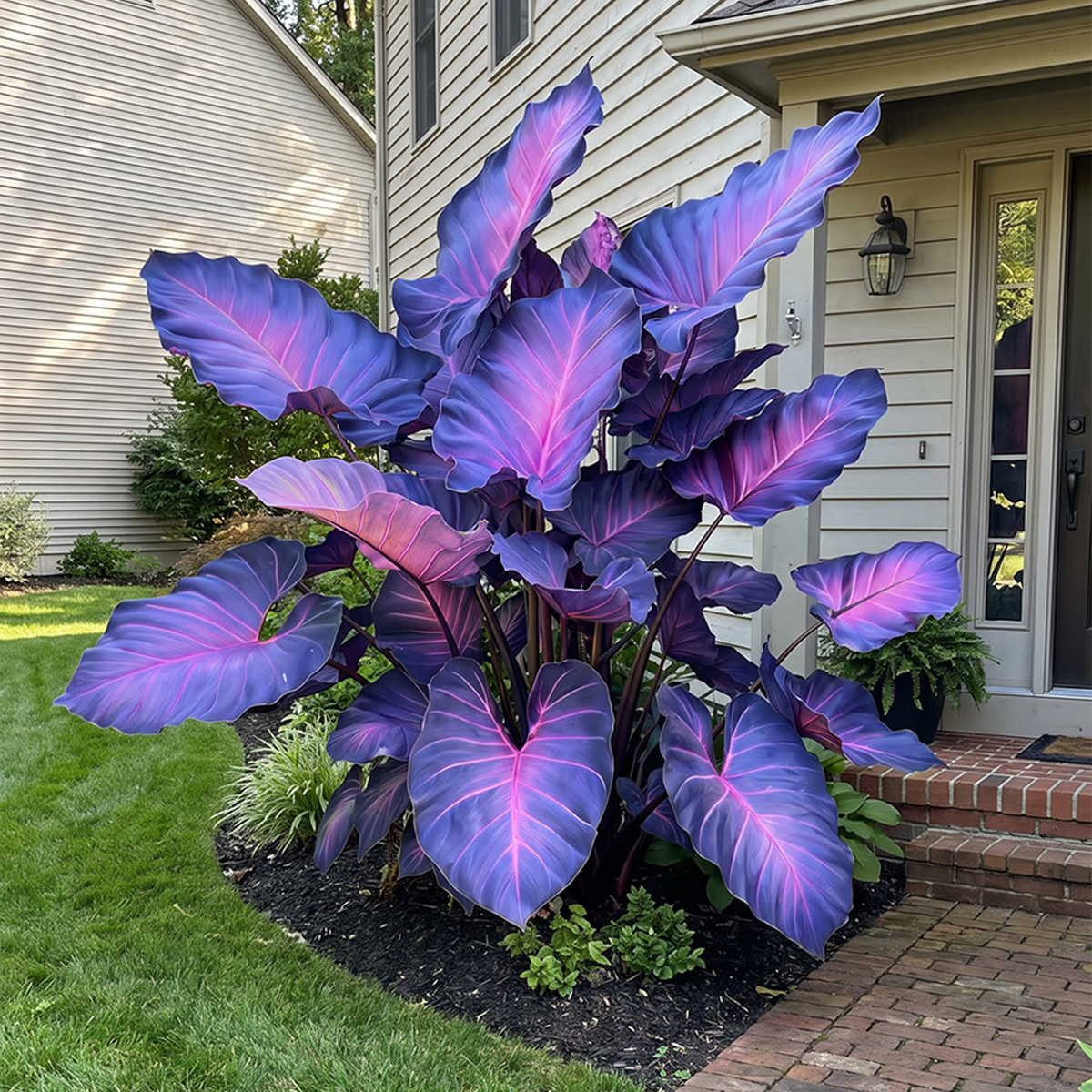 🔥 Premium Giant Caladium Bulbs 🌿🌈 Easy Care & Cold Hardy &Giant Leaves