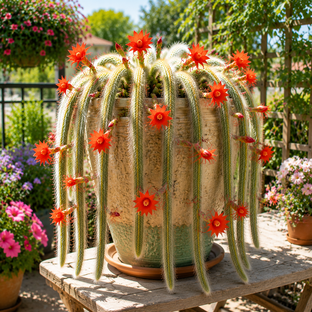 🌵🔥Rare Monkey Tail Cactus 🌵The Internet's Favorite Fuzzy Cactus