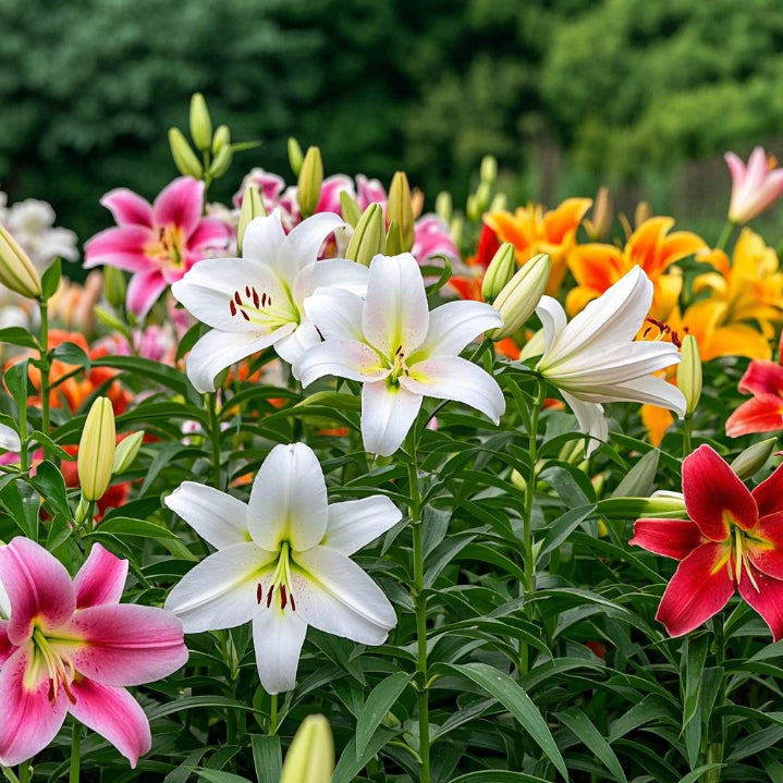 🌸 Double-Petaled Bicolor Lily Bulbs – Beautiful Blooms with Sweet Fragrance