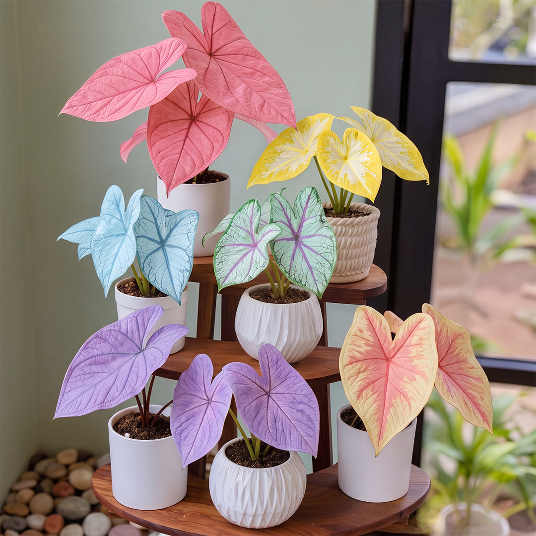 🌺Caladium Bulbs: The Easiest Way to Add Bold Color to Shady Spots