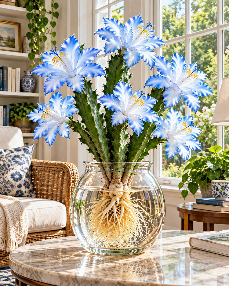 🌵🌸 Rare Hydroponic Multicolor Flowering Cactus Bulbs
