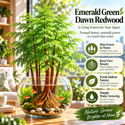 🌿 Hydroponic Dawn Redwood Bulbs - Metasequoia glyptostroboides