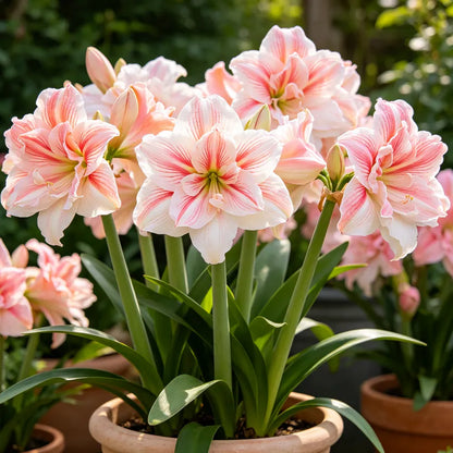 🌺 Giant Double Perfume Amaryllis Bulbs ✨ Fragrant Showy Blooms