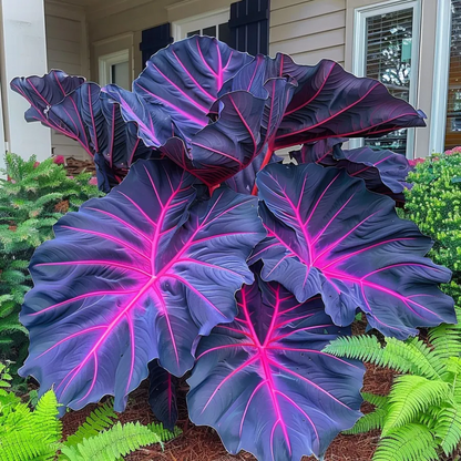 🔥 Premium Giant Caladium Bulbs 🌿🌈 Easy Care & Cold Hardy &Giant Leaves