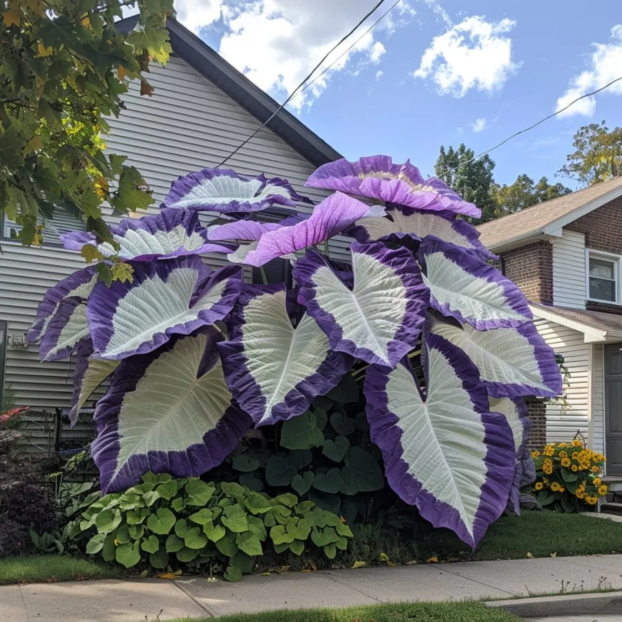 🔥 Premium Giant Caladium Bulbs 🌿🌈 Easy Care & Cold Hardy &Giant Leaves