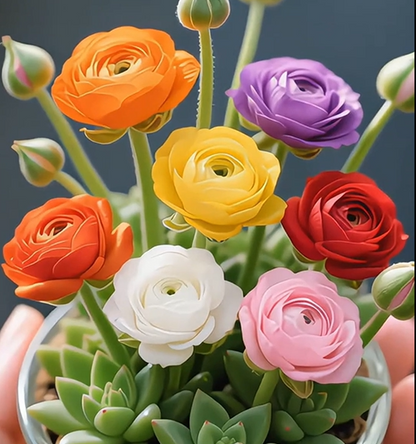 Last Day 50% OFF🔥Double Flowered Rose Orchid Bulbs Cold resistant and fragrant