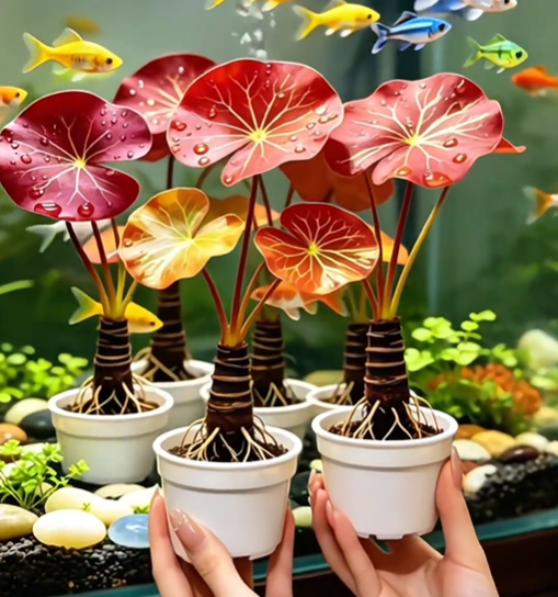 👍New Arrival👍 🐟Create a living garden in your tank with red lotus roots