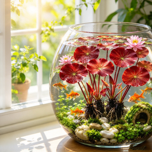 👍New Arrival👍 🐟Create a living garden in your tank with red lotus roots