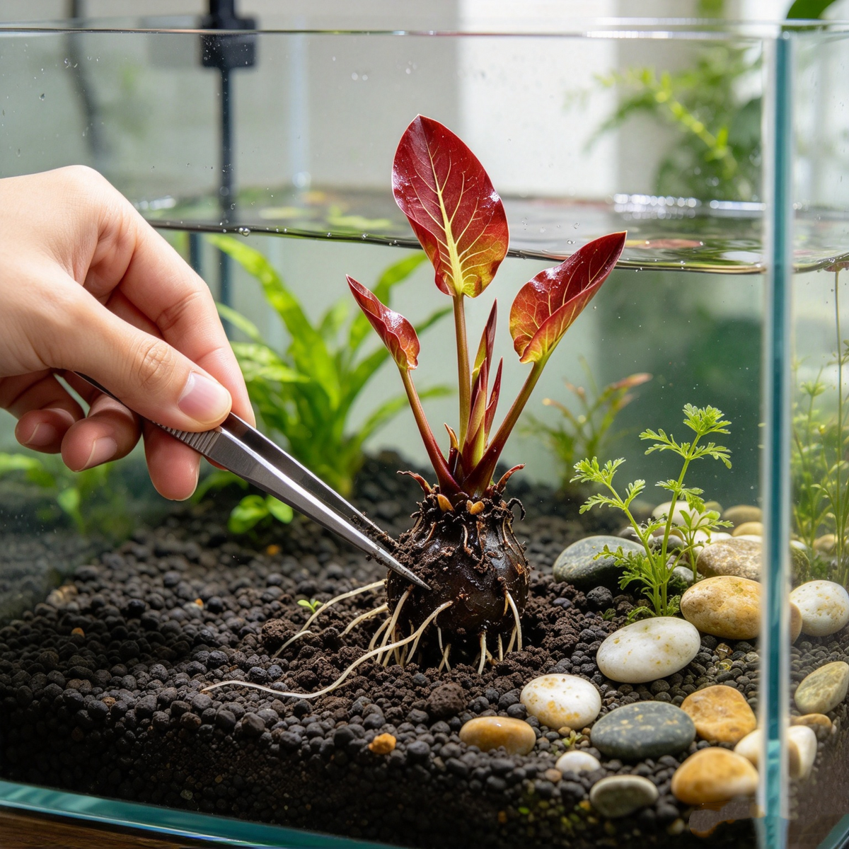 👍New Arrival👍 🐟Create a living garden in your tank with red lotus roots