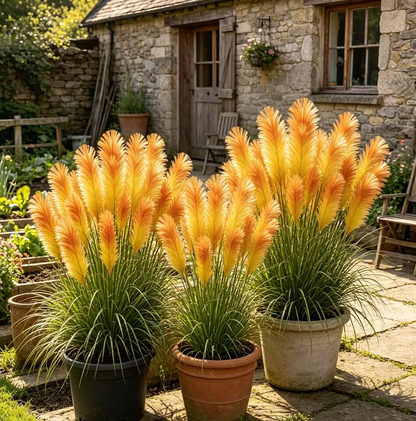 🔥 New Arrival | Mixed Color Pampas Grass Seeds – Grow a Stunning Garden Display