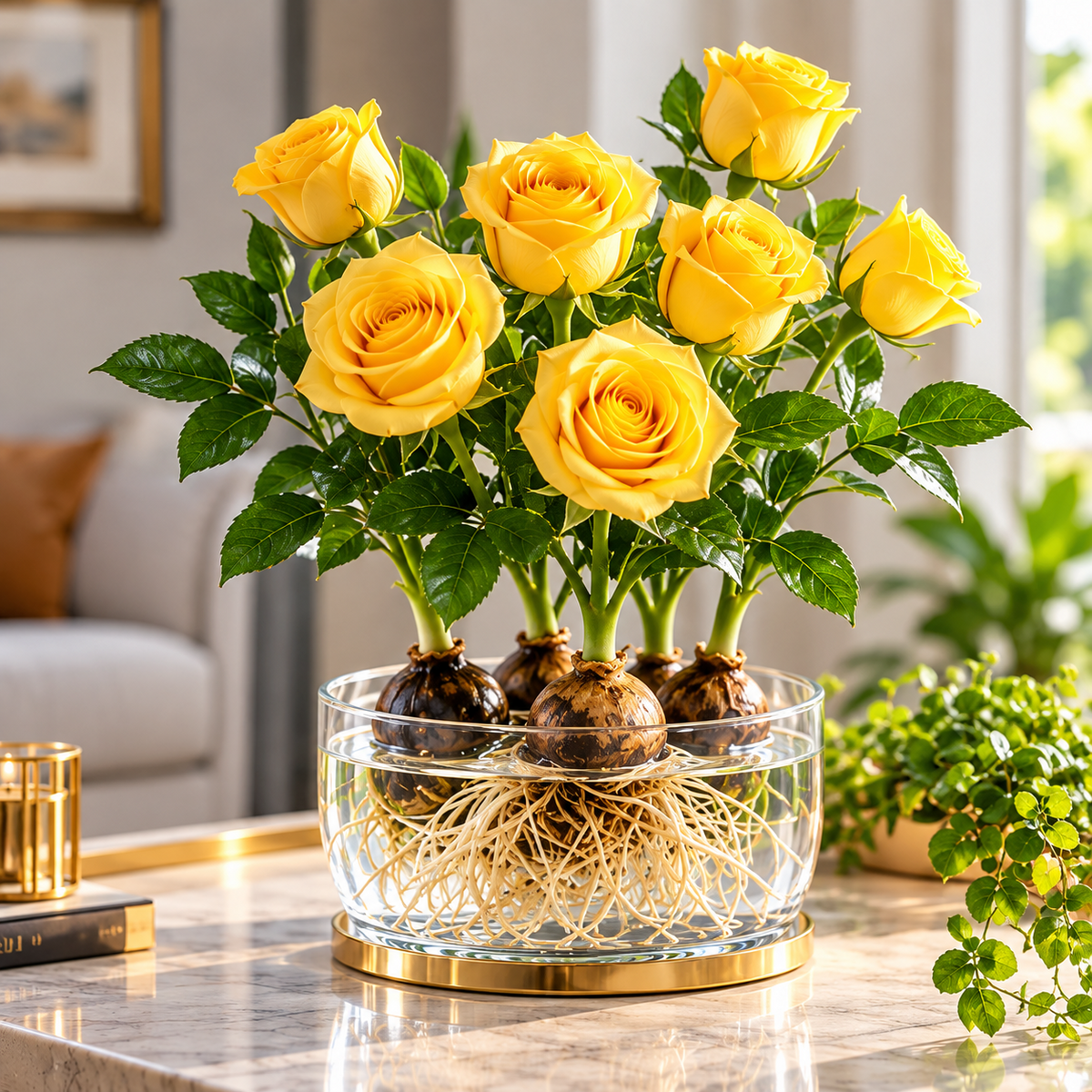 🌹 Hydroponic Rose Bulbs – Colorful Roses for Water or Soil Growing