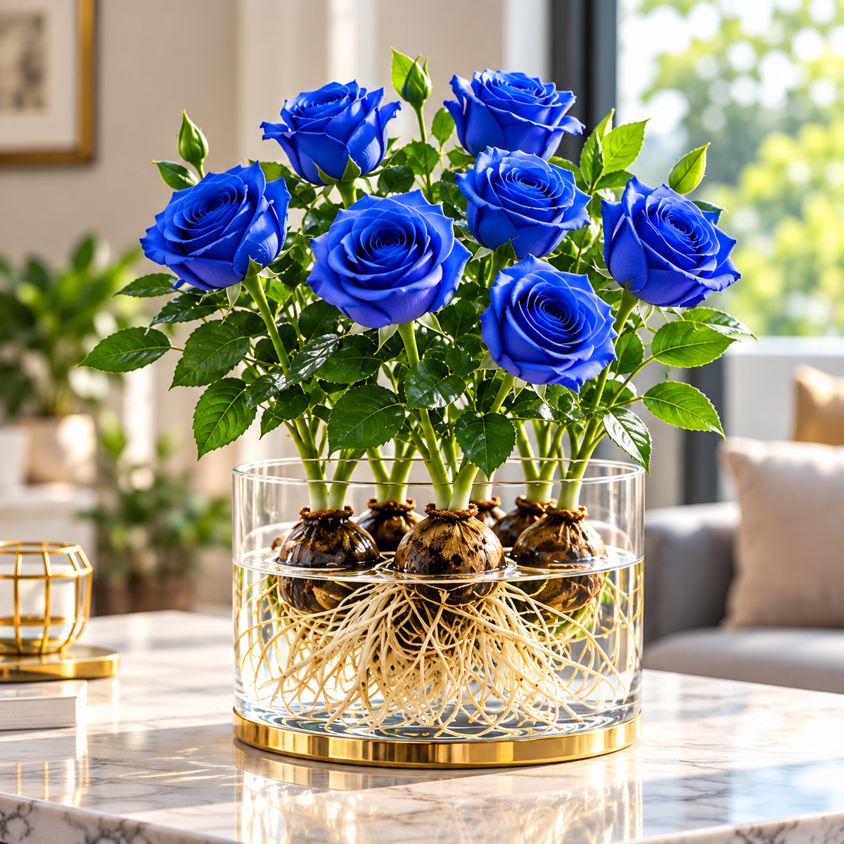 🌹 Hydroponic Rose Bulbs – Colorful Roses for Water or Soil Growing