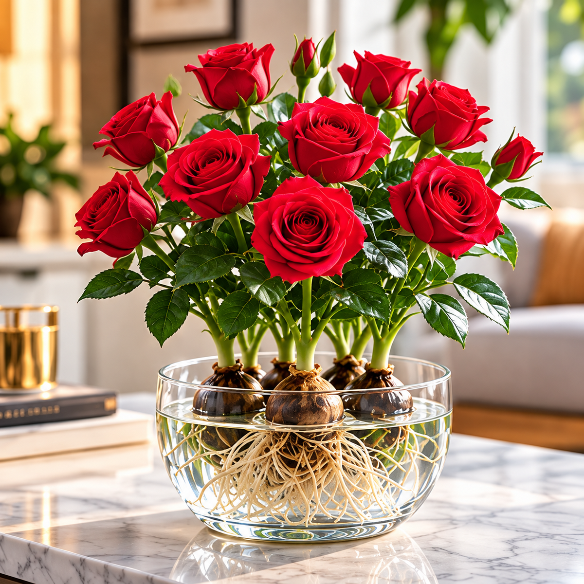 🌹 Hydroponic Rose Bulbs – Colorful Roses for Water or Soil Growing