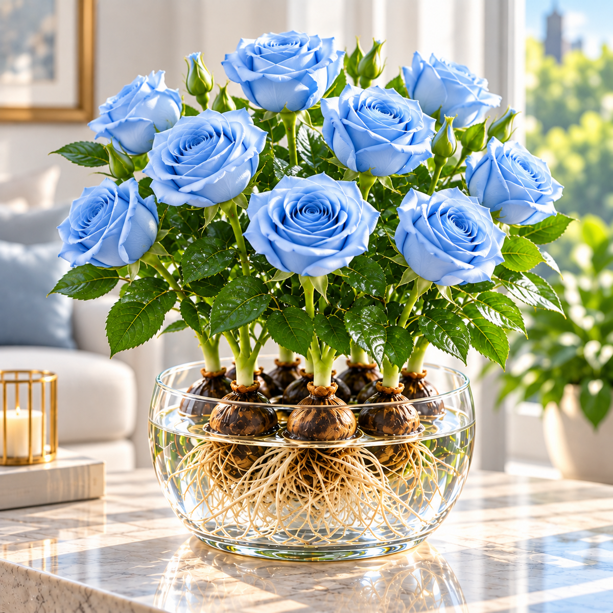 🌹 Hydroponic Rose Bulbs – Colorful Roses for Water or Soil Growing