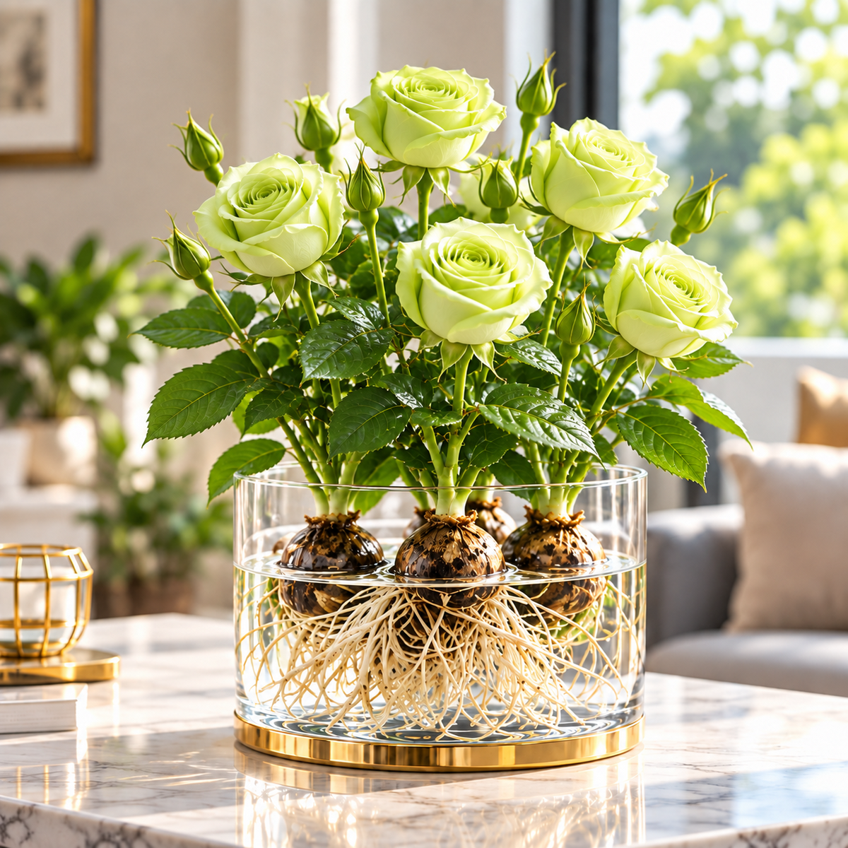 🌹 Hydroponic Rose Bulbs – Colorful Roses for Water or Soil Growing