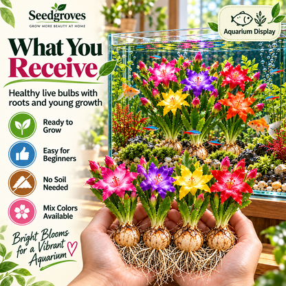 🌈 Mix Color Schlumbergera – Colorful Cascading Blooms for Indoor Displays