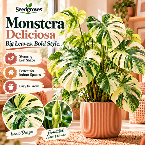 🌿 Monstera Bulbs – Tropical Statement Foliage for Indoor Spaces