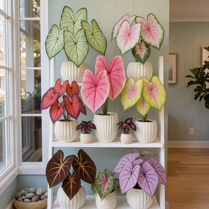 🌺Caladium Bulbs: The Easiest Way to Add Bold Color to Shady Spots