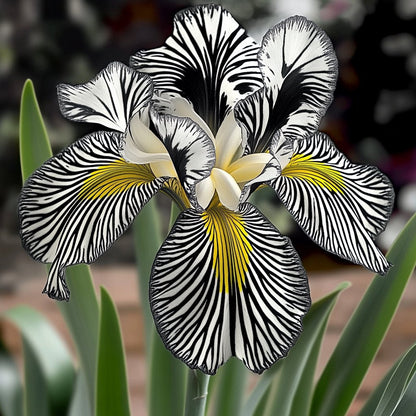 🌸 Zebra Stripes Iris 🌿 Bold Striped Blooms That Instantly Stand Out