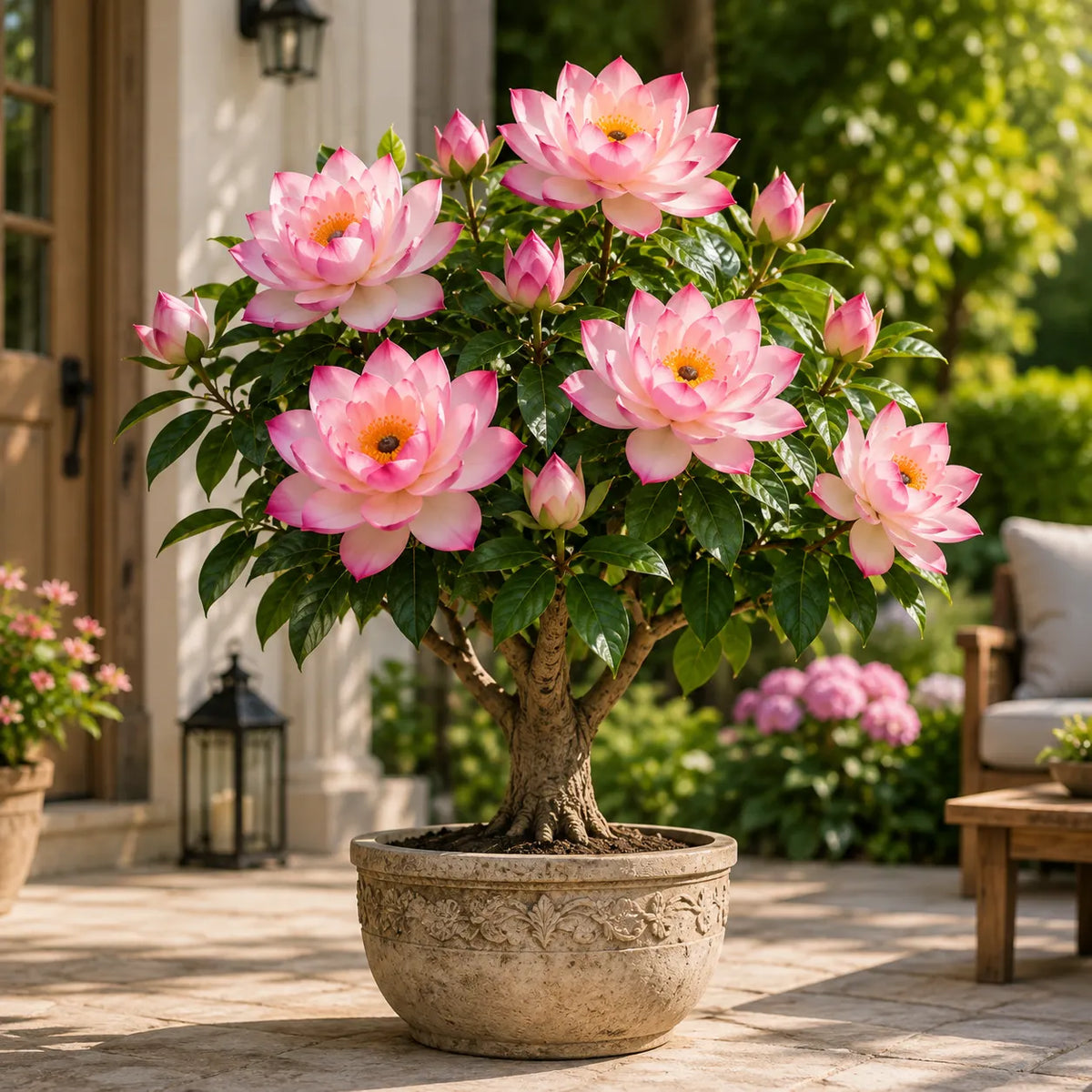 🌸 Rare Moonlight Lotus Tree Bulbs – Exotic Lotus-Like Blooms for Elegant Patios & Gardens