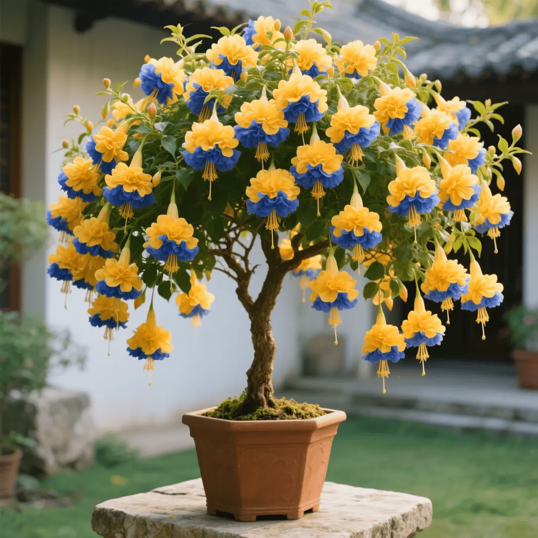 𐙚🎐Transform shaded areas with double fuchsia plants featuring rich color and flowing, elegant blooms🪄