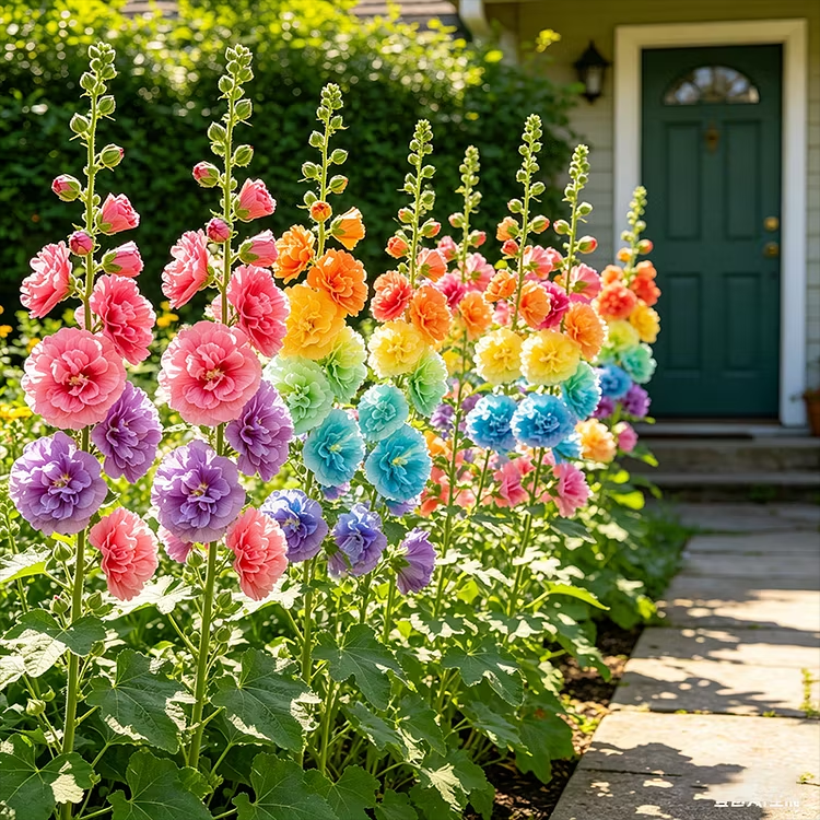 🤗🌸 Hollyhock Seeds 🌱 Easy to Grow, Towering Blooms All Season