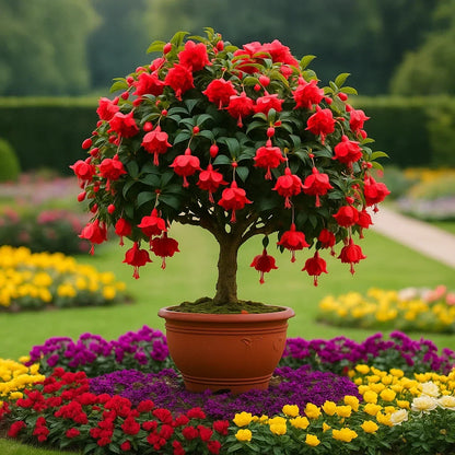 𐙚🎐Transform shaded areas with double fuchsia plants featuring rich color and flowing, elegant blooms🪄