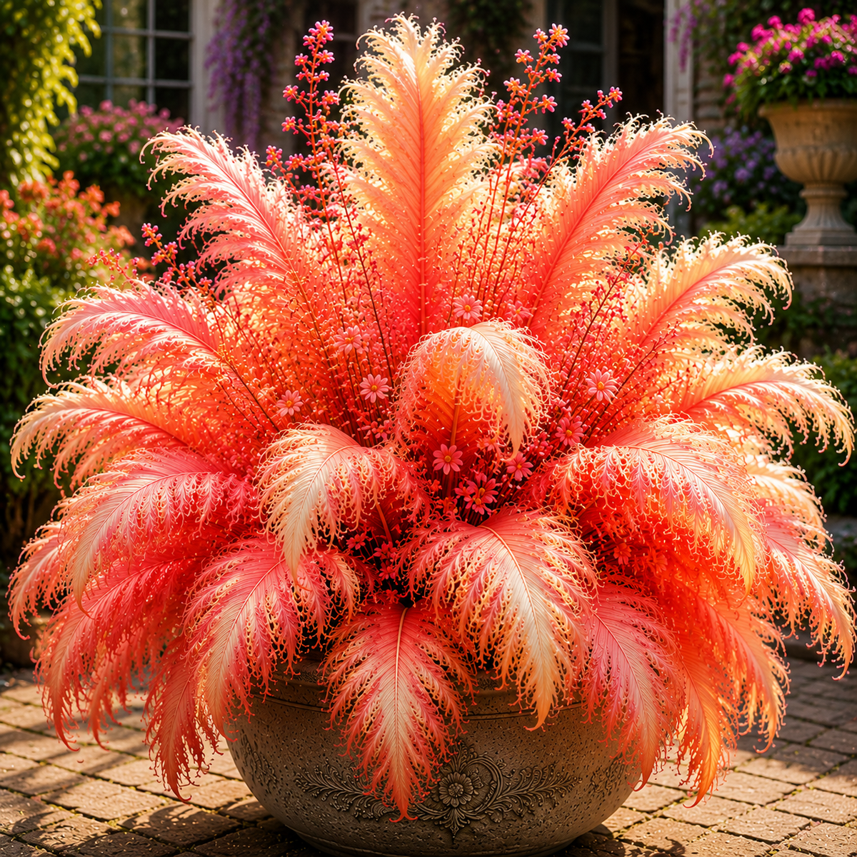 🦩 Neon Flamingo Hosta Bulbs - Bring a Rare Flamingo-Inspired Garden Showpiece to Life