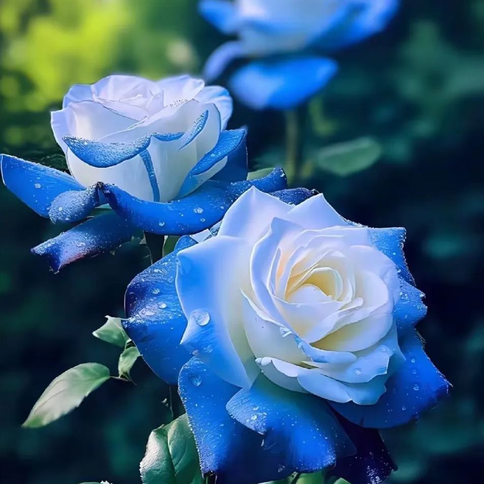 💙🌹Crushed Ice Blue Rose Seeds