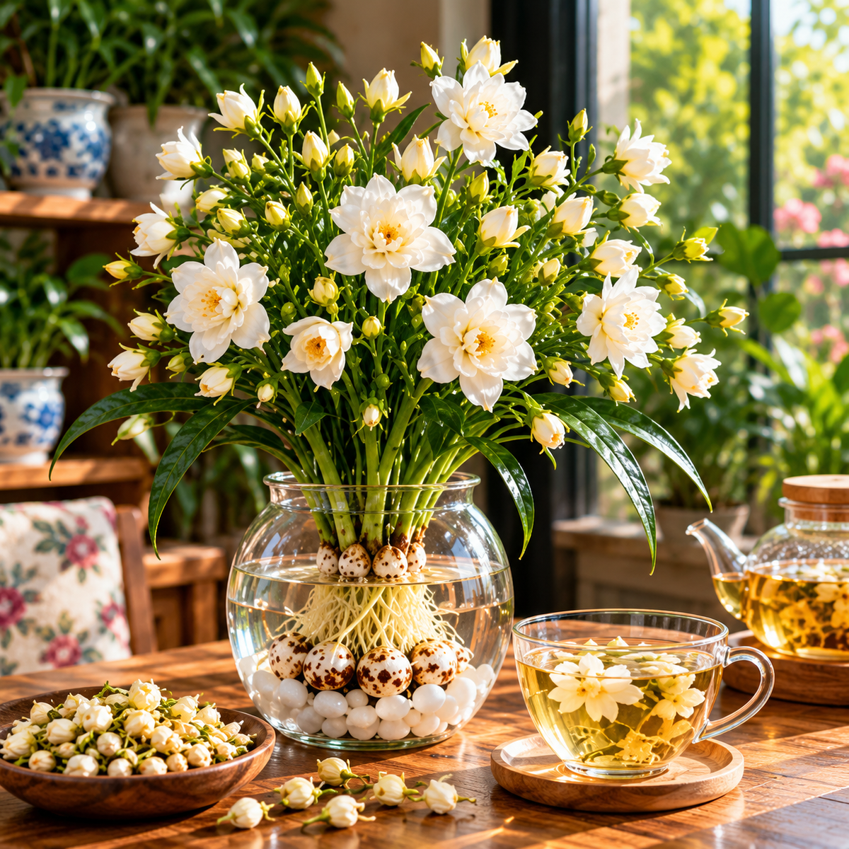 🌸 Rare Double Tea Flower Bulbs – Layered Blooms for Garden & Planters 🏡🍵