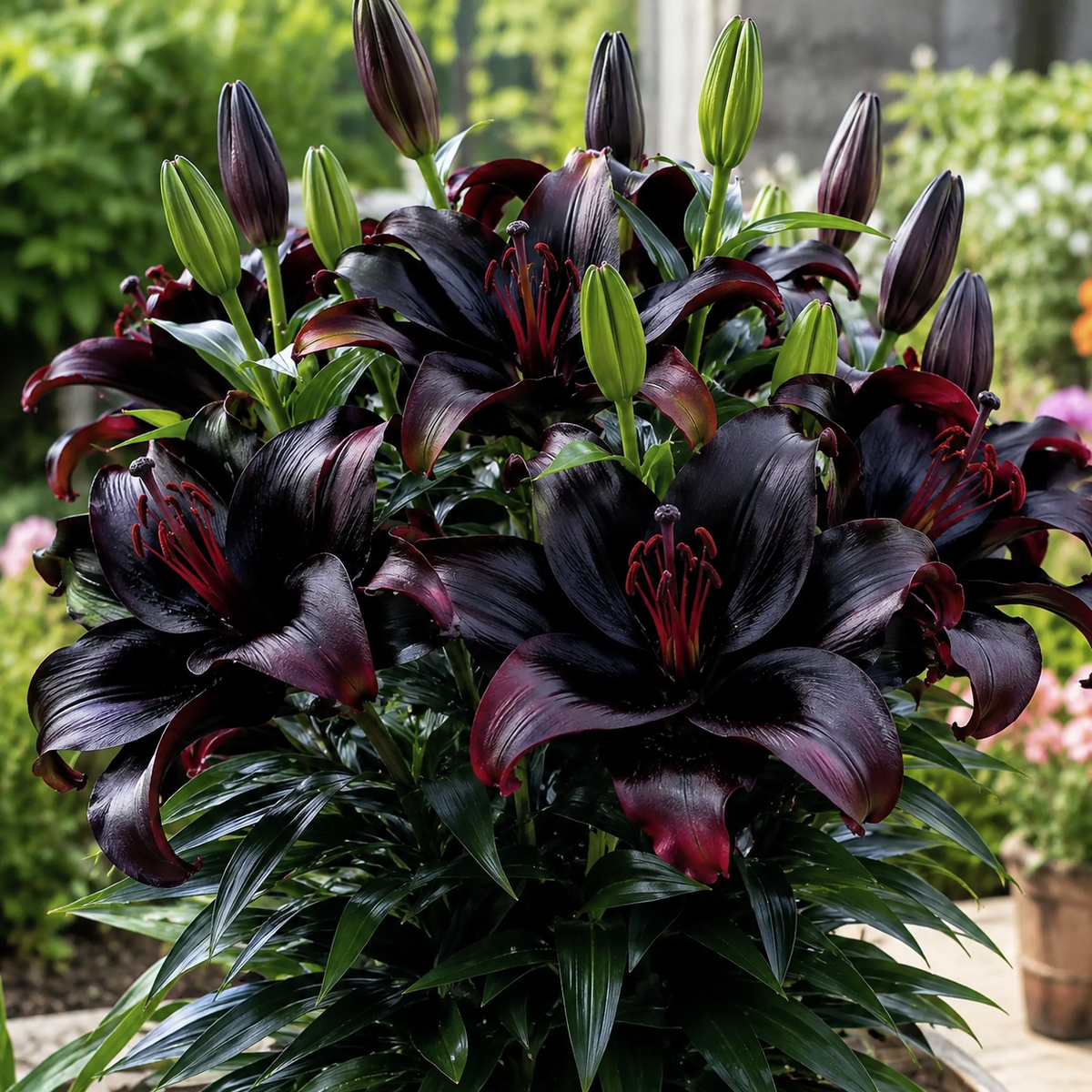 🌸Starlight Queen Oriental Lily Bulbs