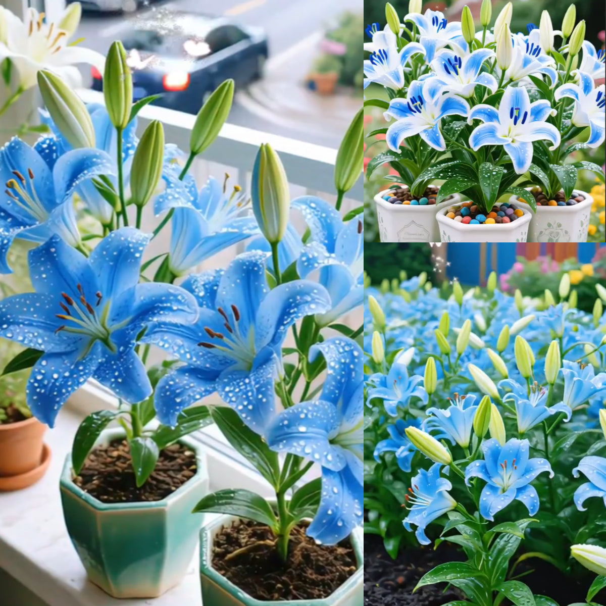 🌸Starlight Queen Oriental Lily Bulbs