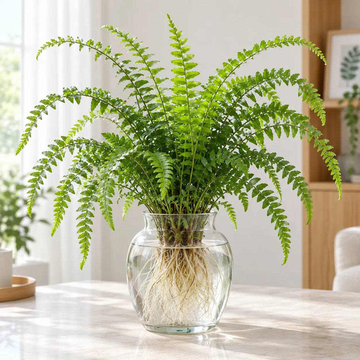 🌿 Emerald Feather Aquatic Grass ✨ Elegant Water Garden Decor