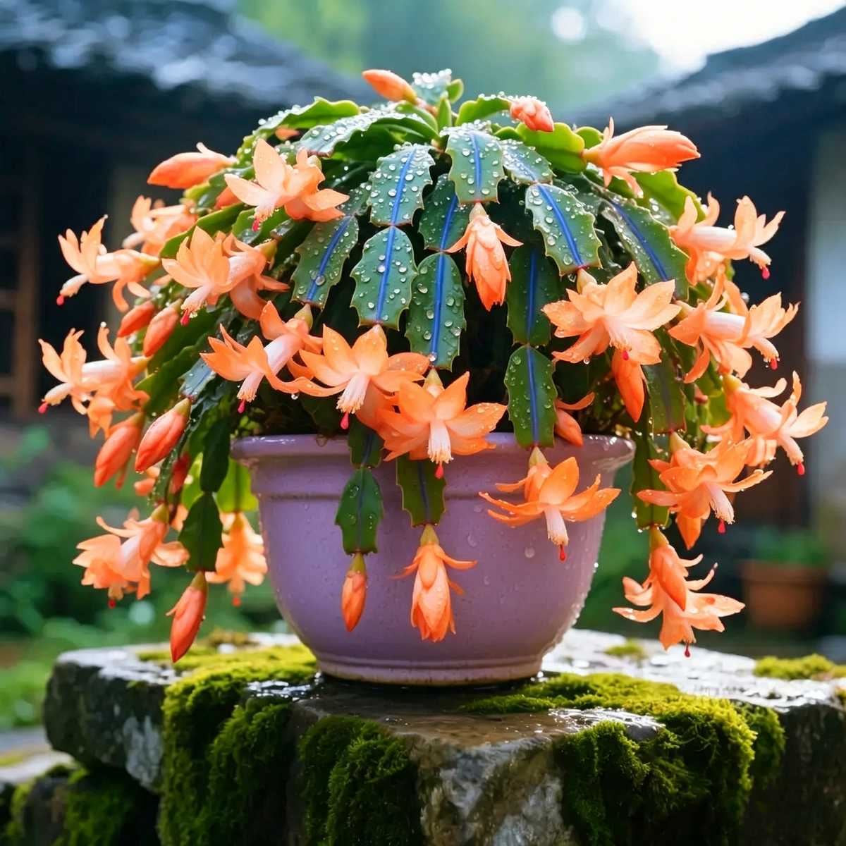 🌈🦀Mix Colors Schlumbergera Bulbs– Easy-Care Blooms in Every Shade, Even in Winter ❄️