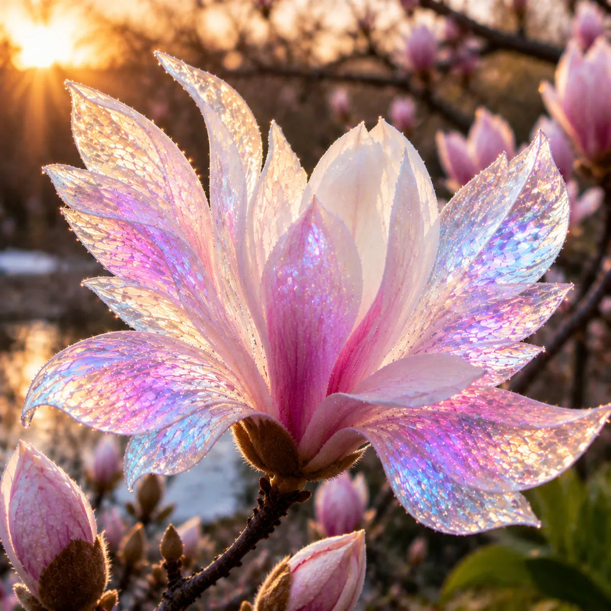 🌸🤗 Crystal Magnolia Bulbs 💎 Elegant Blooms That Bring A Touch Of Luxury To Your Garden