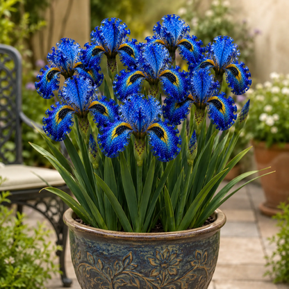 🌸Rare Tropical Fish Iris Bulb Series – #5 Blue Tang