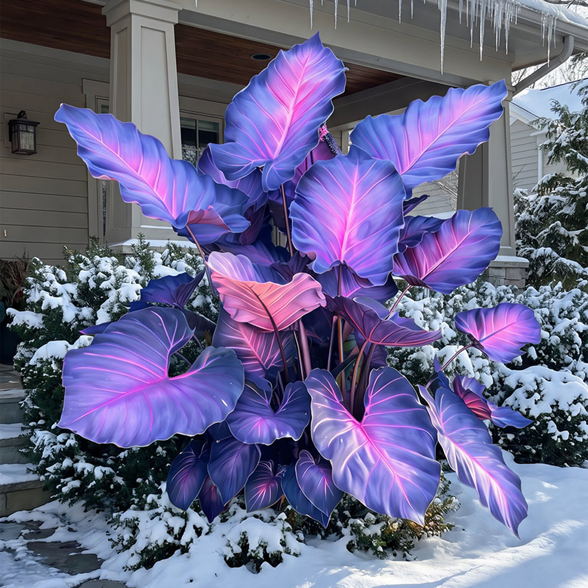 🔥 Premium Giant Caladium Bulbs 🌿🌈 Easy Care & Cold Hardy &Giant Leaves