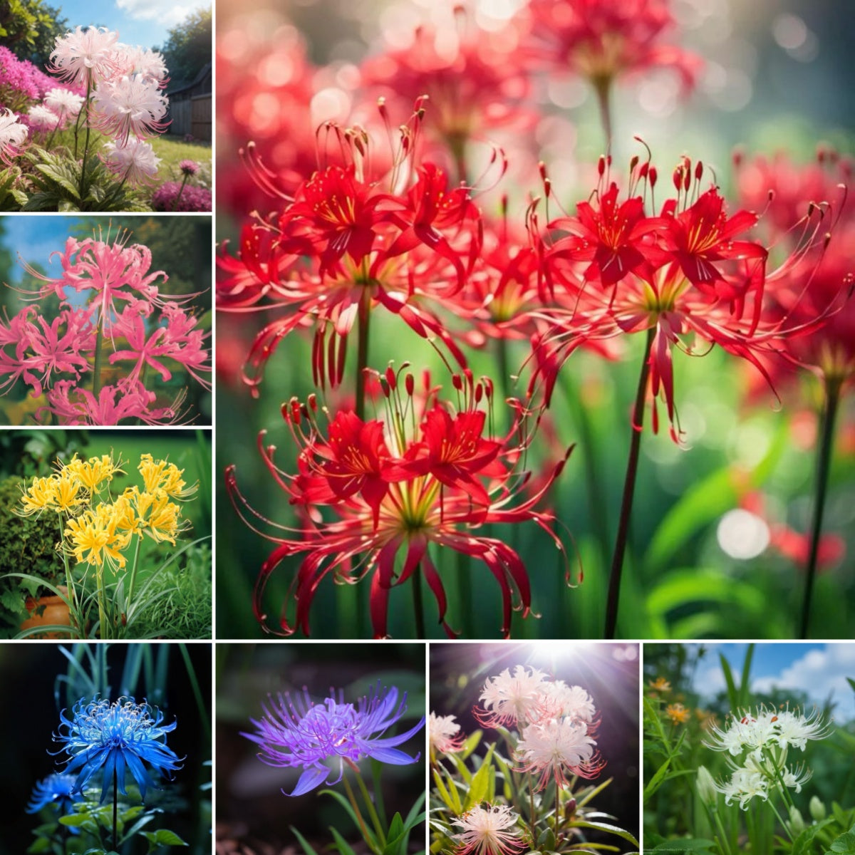 💙🌺Rare Spider Lily – A Mystical Touch of Nature’s Wonder