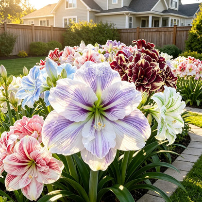 🌺 Giant Double Perfume Amaryllis Bulbs ✨ Fragrant Showy Blooms
