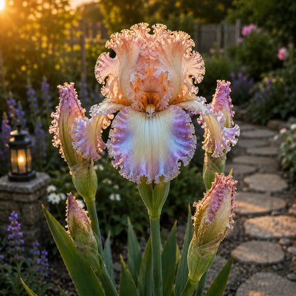 🌼Velvet Ruffle Iris Bulbs – #1 Rainbow