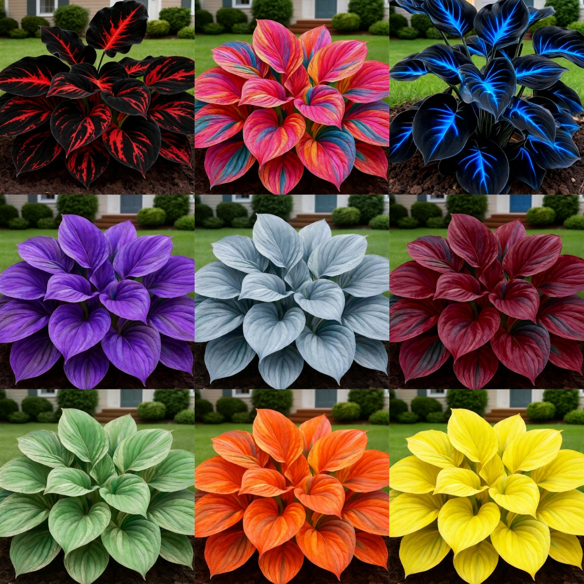 🔥 Rare Dark Blue Flame Hostas 🌌 Light Up Your Night Garden