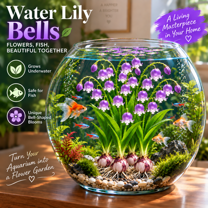 🌸 Water Lily Bells – Colorful Underwater Flower Bulbs for Aquariums 🐠