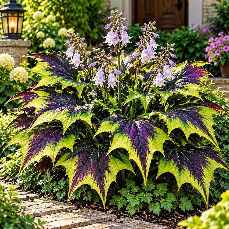 🦇 Rare Batwing Hosta Bulbs – Dramatic Gothic Foliage for Shade Gardens