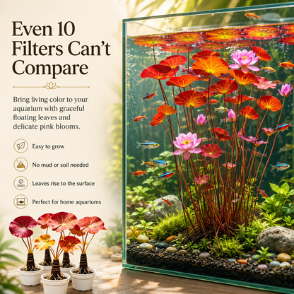 👍New Arrival👍 🐟Create a living garden in your tank with red lotus roots