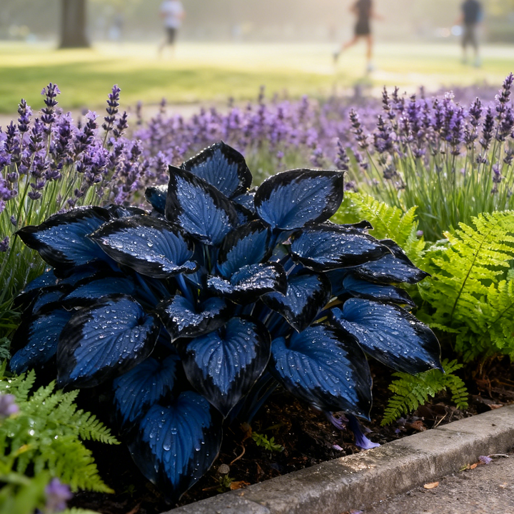 🪴Midnight Blue Hosta Bulbs  Deep Blue Foliage, Easy to Grow
